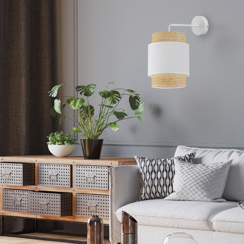 Kinkiet TK Lighting Boho White x1 - obrazek 3