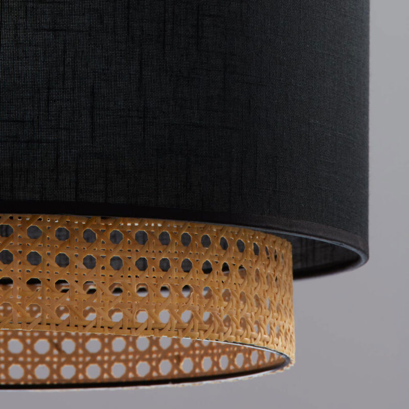 Lampa Wisząca TK Lighting Boho Black x1 - obrazek 3