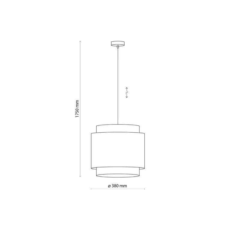 Lampa Wisząca TK Lighting Boho Black x1 - obrazek 4