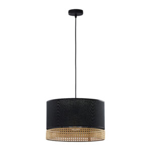 Lampa Wisząca TK Lighting Paglia Black 380 x1