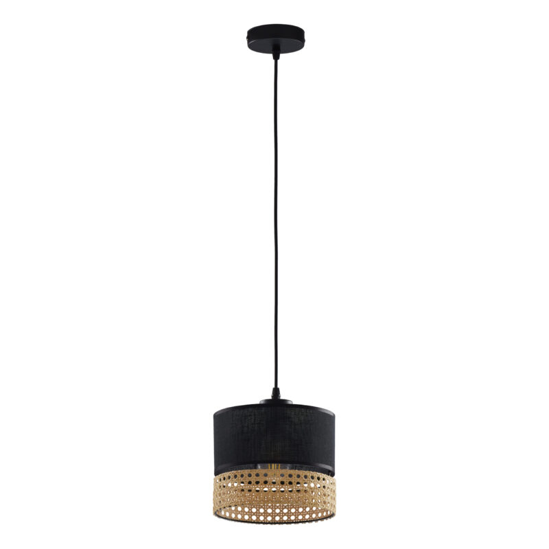 Lampa Wisząca TK Lighting Paglia Black 200 x1