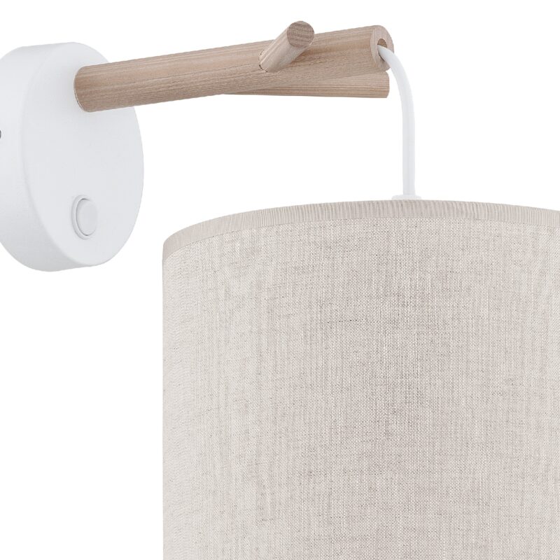 Kinkiet TK Lighting Albero Linen x1 - obrazek 3