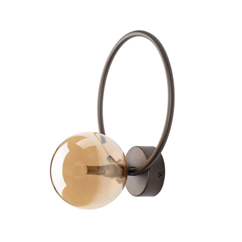 Kinkiet TK Lighting Anabelle Brown x1