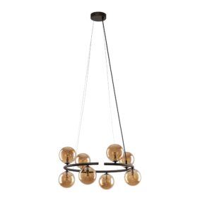 Lampa Wisząca TK Lighting Anabelle Brown x8