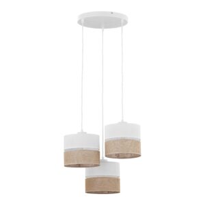 Lampa Wisząca TK Lighting Linobianco x3