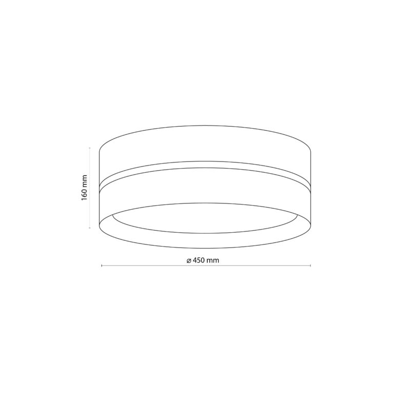 Lampa Sufitowa TK Lighting Linobianco 450 x4 - obrazek 4