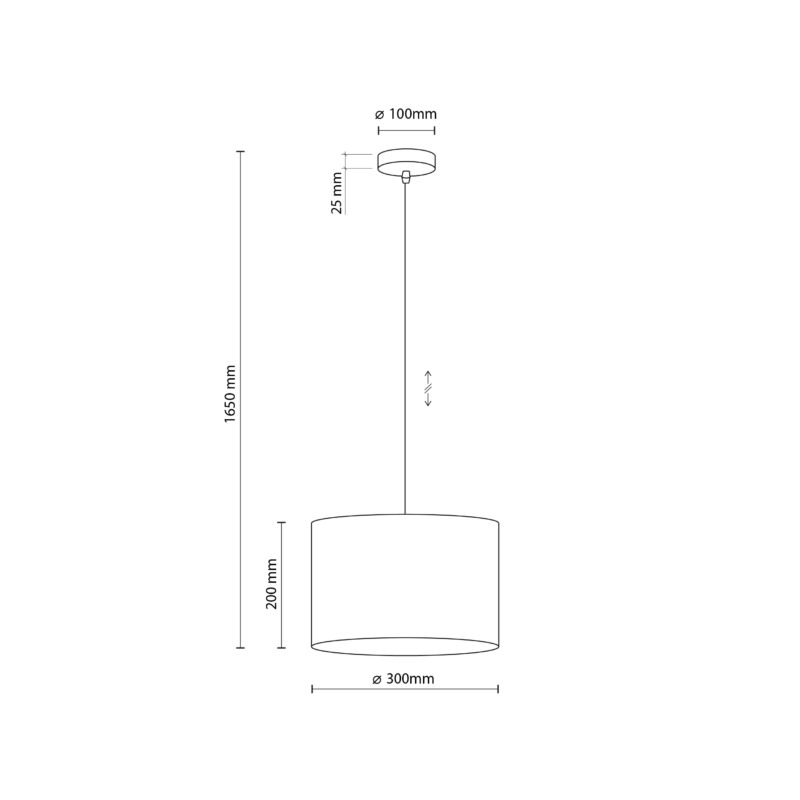 Lampa Wisząca TK Lighting Juta x1 - obrazek 10
