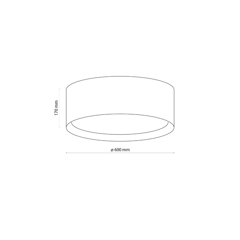 Lampa Sufitowa TK Lighting Juta 600 x4 - obrazek 4