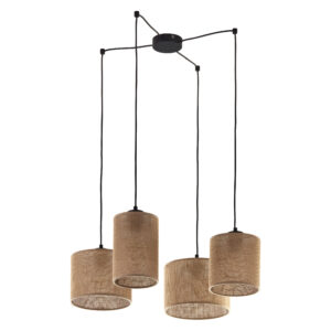 Lampa Wisząca TK Lighting Juta x4