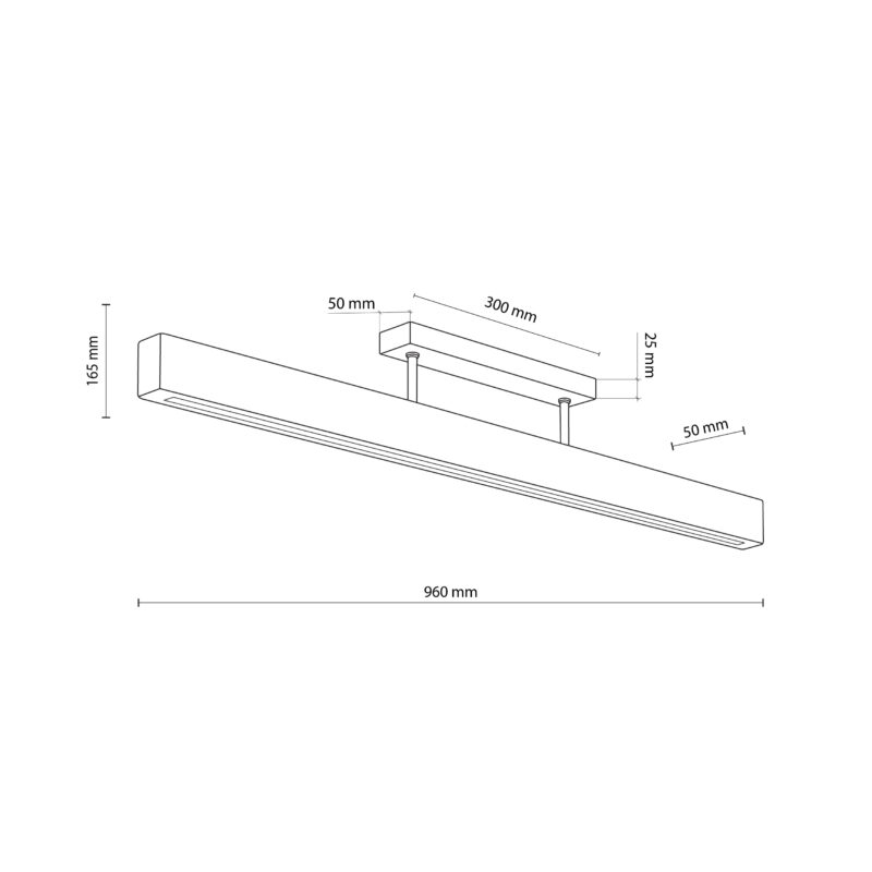 Lampa Sufitowa TK Lighting Teo LED Sosna x1 - obrazek 6