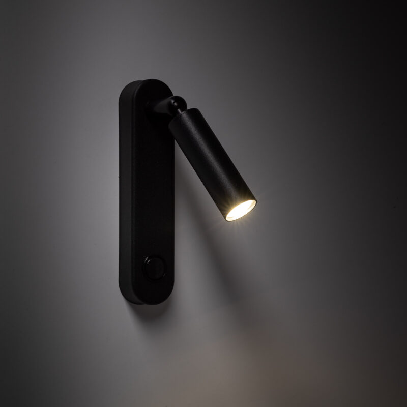 Kinkiet TK Lighting Enzo Long Black x1 - obrazek 3