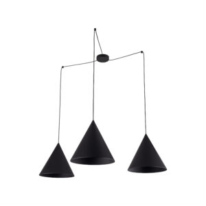 Lampa Wisząca TK Lighting Cono Black L x3
