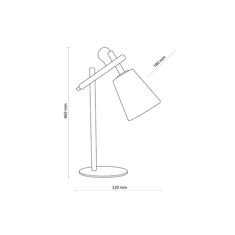 Lampka Nocna TK Lighting Vaio White x1 - obrazek 3