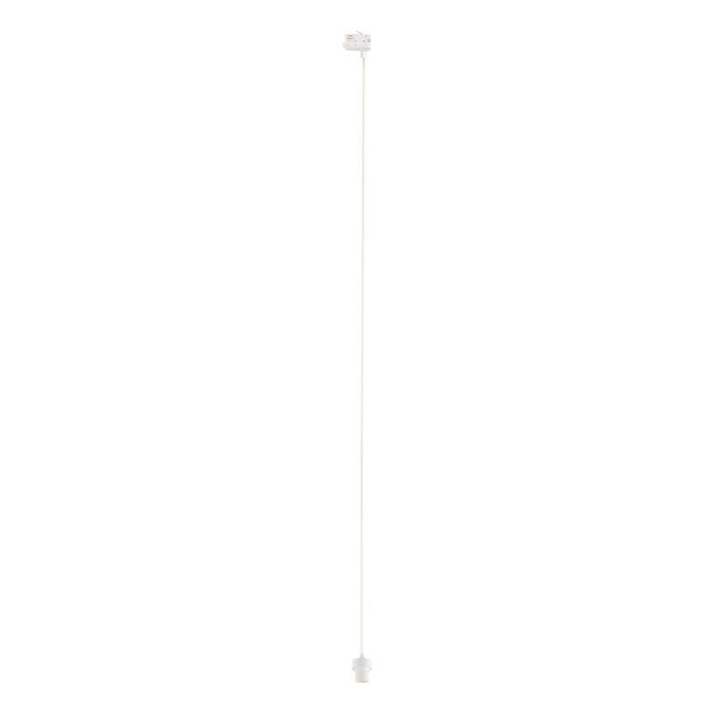 System szynowy TK Lighting Tracer 3-fazowy White Zawieszenie E27 1,5m x1