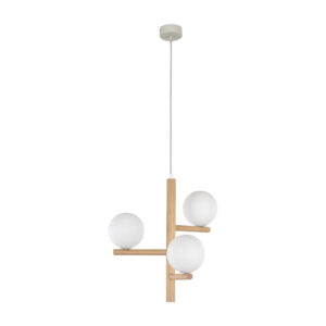 Lampa Wisząca TK Lighting Estera Wood x3