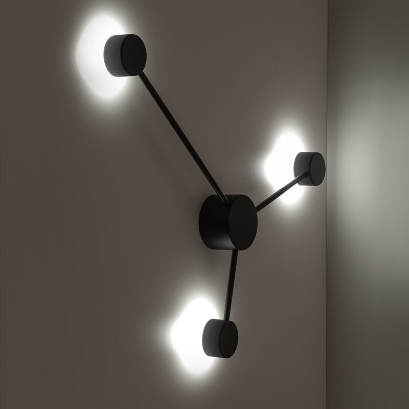 Kinkiety TK Lighting Avia Black x3 - obrazek 5