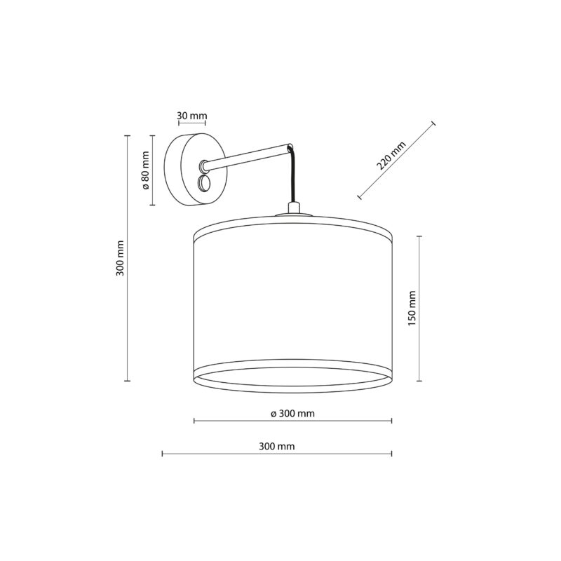 Kinkiet TK Lighting Juta x1 - obrazek 9