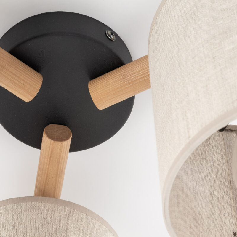Lampa Sufitowa TK Lighting Deva Nature x3 - obrazek 3