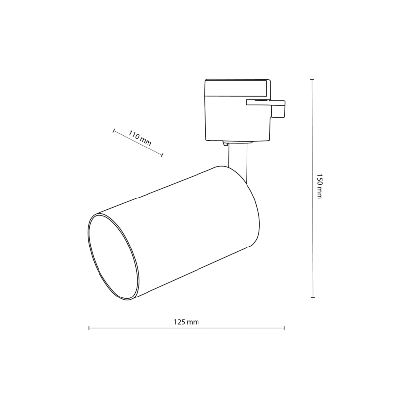 System szynowy TK Lighting Tracer White x1 - obrazek 3
