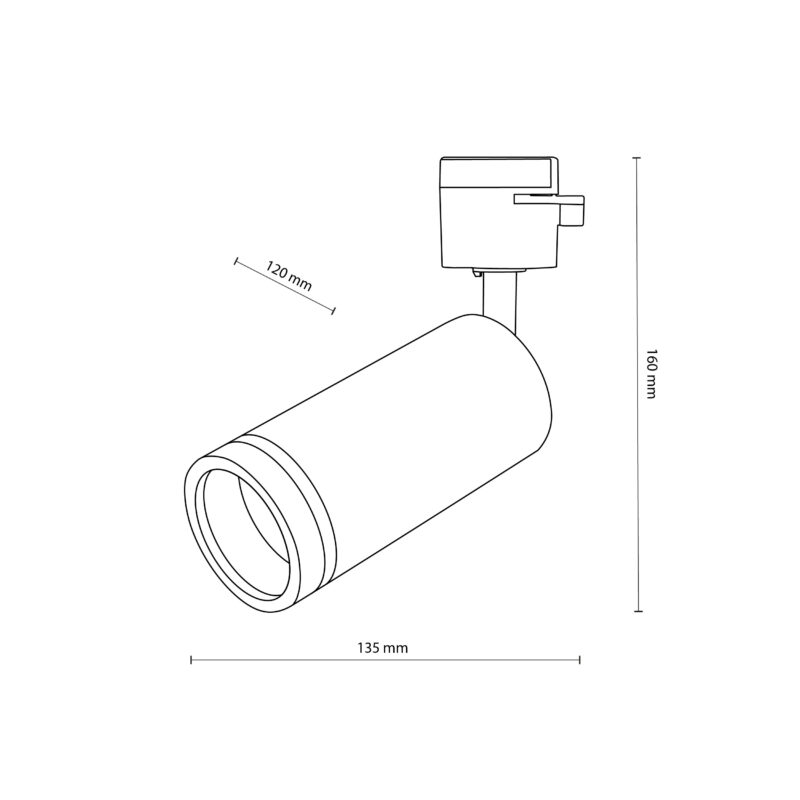 System szynowy TK Lighting Tracer Jet Ring White x1 - obrazek 11