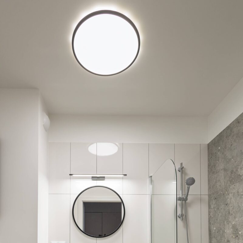 Plafon TK Lighting Aqua 500 Black 45W LED x1 - obrazek 3