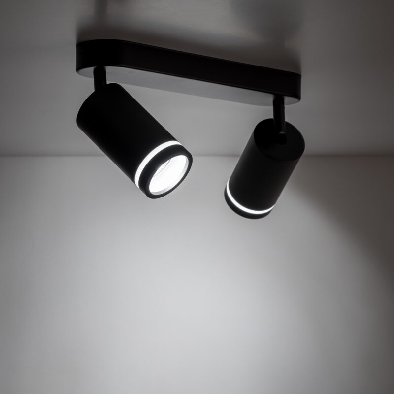 Spot TK Lighting Jet Black x2 - obrazek 3