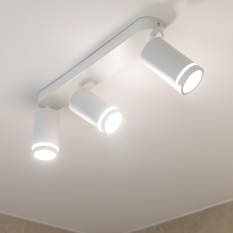 Spot TK Lighting Jet White x3 - obrazek 4