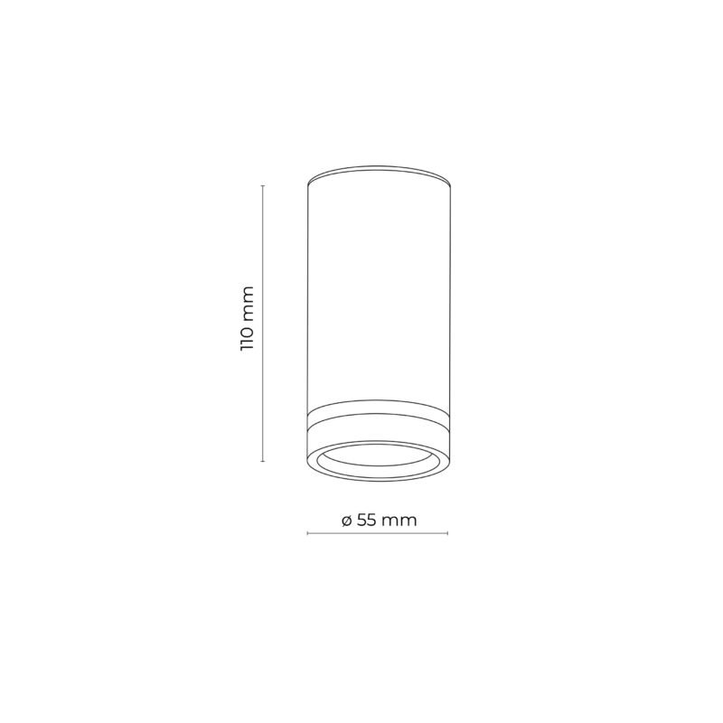 Spot TK Lighting Jet Black Downlight x1 - obrazek 9