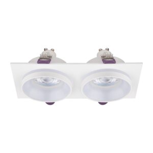 Spot TK Lighting Jet White Eye x2