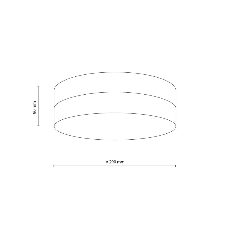 Plafon TK Lighting Pori Black IP44 x2 - obrazek 7