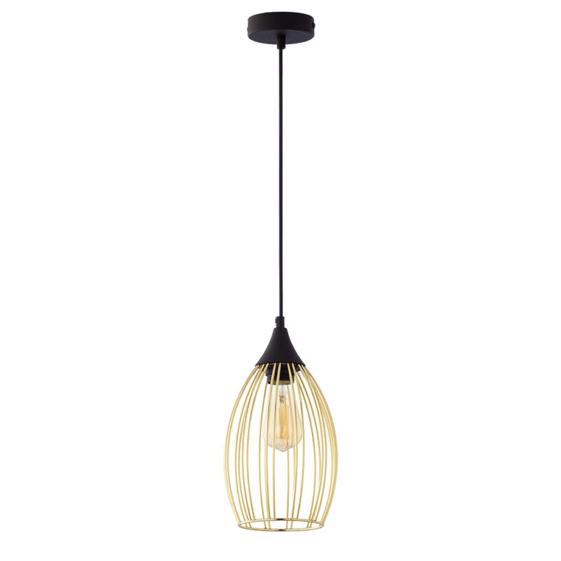 Lampa Wisząca TK Lighting Liza Gold Cz/zł x1