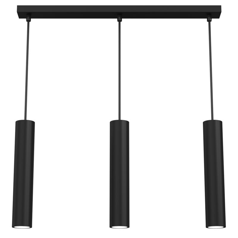 Żyrandol Luminex Line Bar 600 Raito Black x3