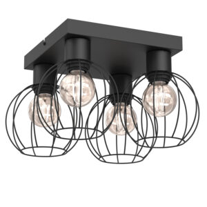 Plafon Luminex Laps, Plate , Wire Shade Round x150
