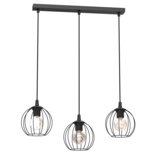 Żyrandol Luminex Laps, Line Bar 500mm, Wire Shade Round x1