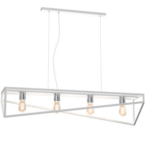 Żyrandol Luminex Gote White/chrome x4