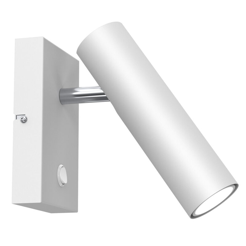 Spot Luminex Axion With Switch White/chrome x1