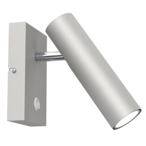 Spot Luminex Axion With Switch Grey/chrome x1