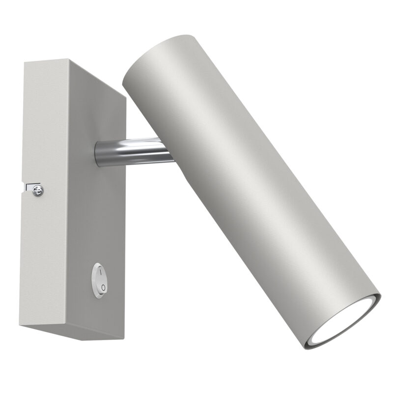 Spot Luminex Axion With Switch Grey/chrome x1