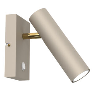 Spot Luminex Axion With Switch Beige/gold x1