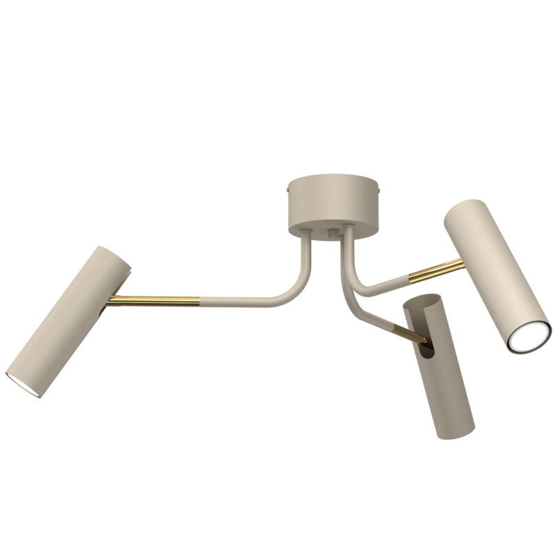 Plafon Luminex Ramiona Axion Beige/gold x3