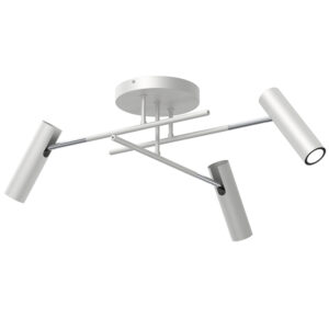 Plafon Luminex Prosty Axion Grey/chrome x3