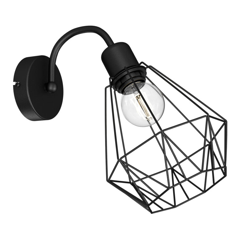 Kinkiet Luminex Bergen czarny x1