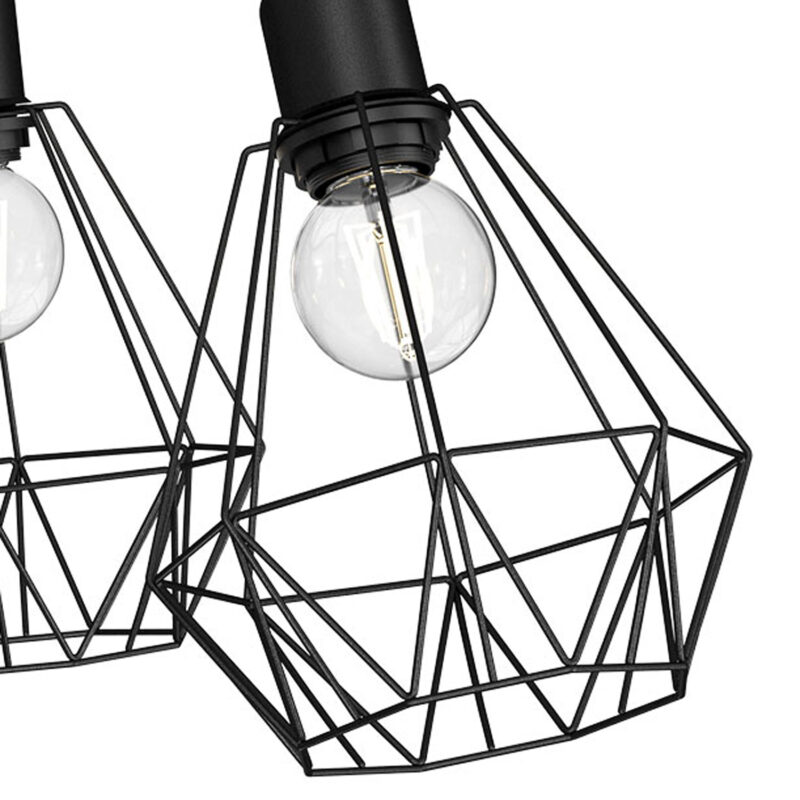 Plafon Luminex Bergen czarny x4 - obrazek 3