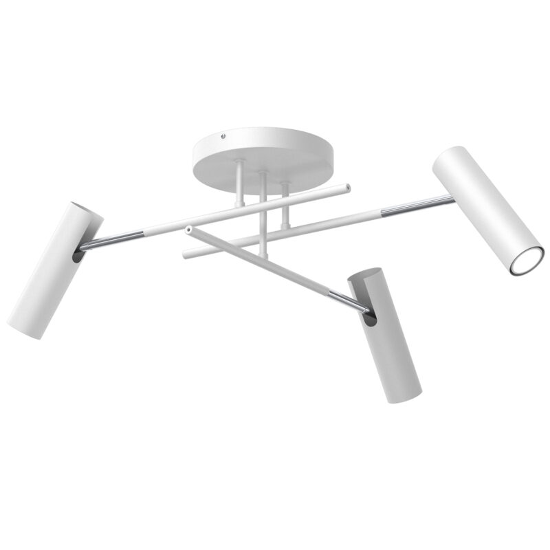 Plafon Luminex Prosty Axion White/chrome x3