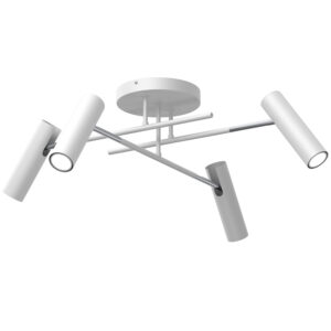 Plafon Luminex Prosty Axion White/chrome x4