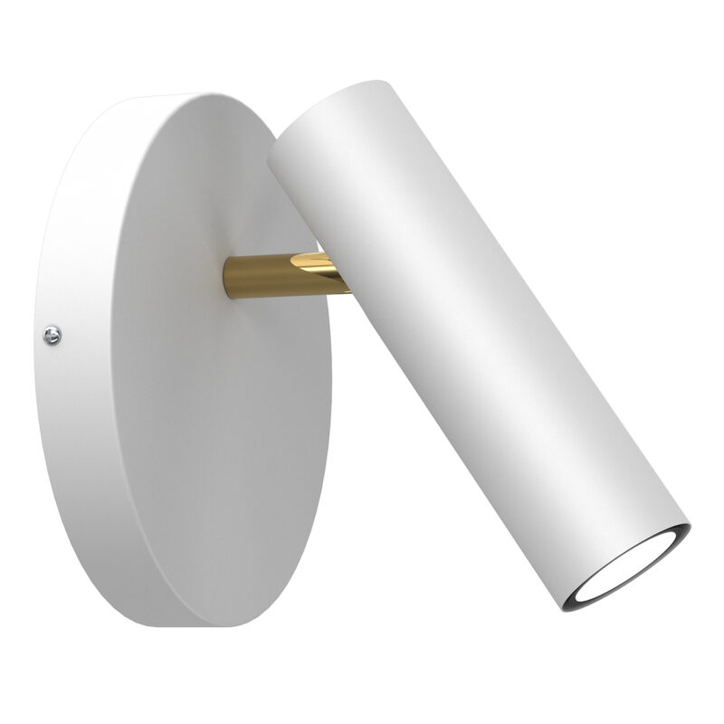 Kinkiet Luminex Axion White/gold x1