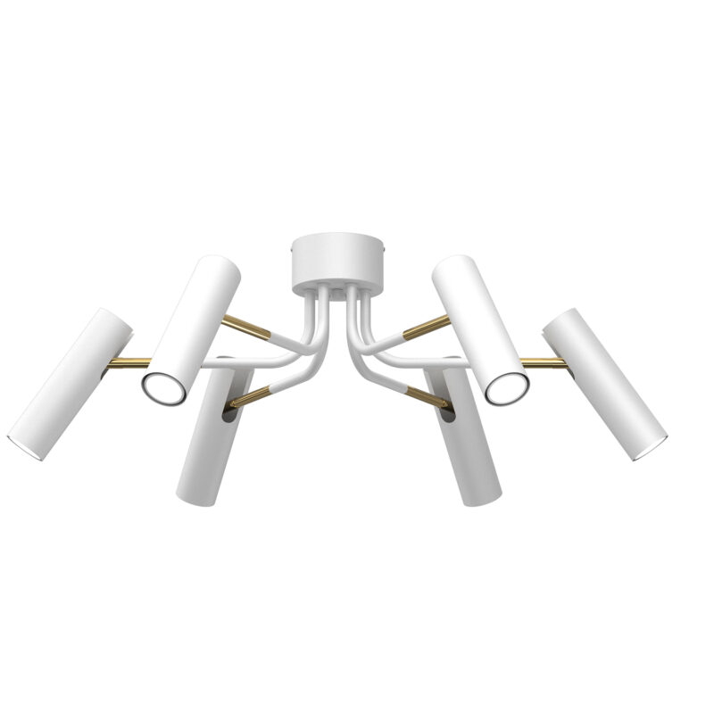 Plafon Luminex Ramiona Axion White/gold x6