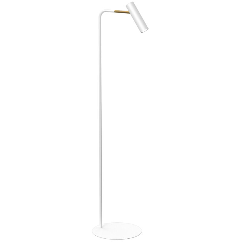 Lampa Podłogowa Luminex Axion White/gold x1