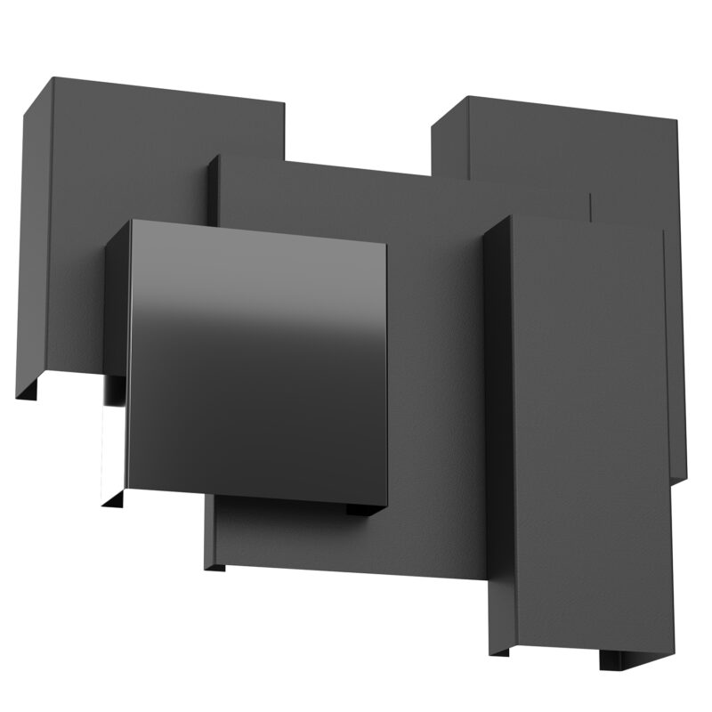 Kinkiet Luminex Wall Black x5