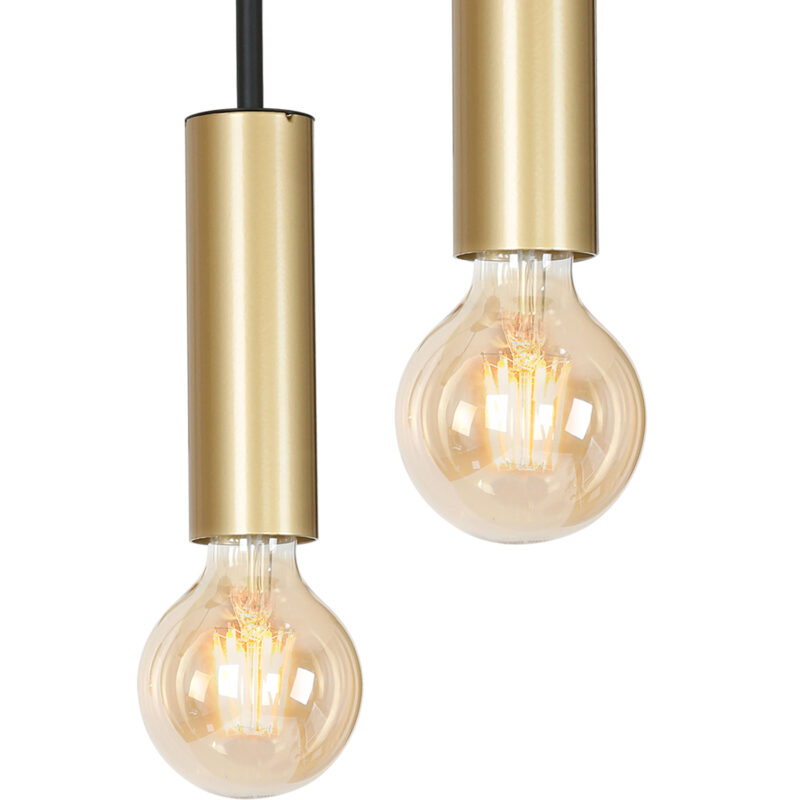 Plafon Luminex Loppe black/gold x4 - obrazek 3